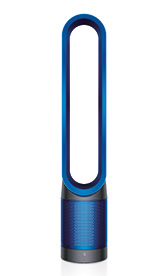 Dyson purifier fan in iron and blue  colourway