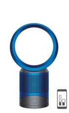 Dyson purifier fan in iron and blue  colourway