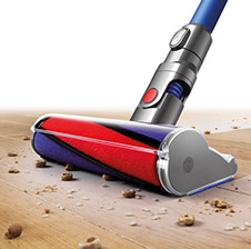 Soft roller cleaner head